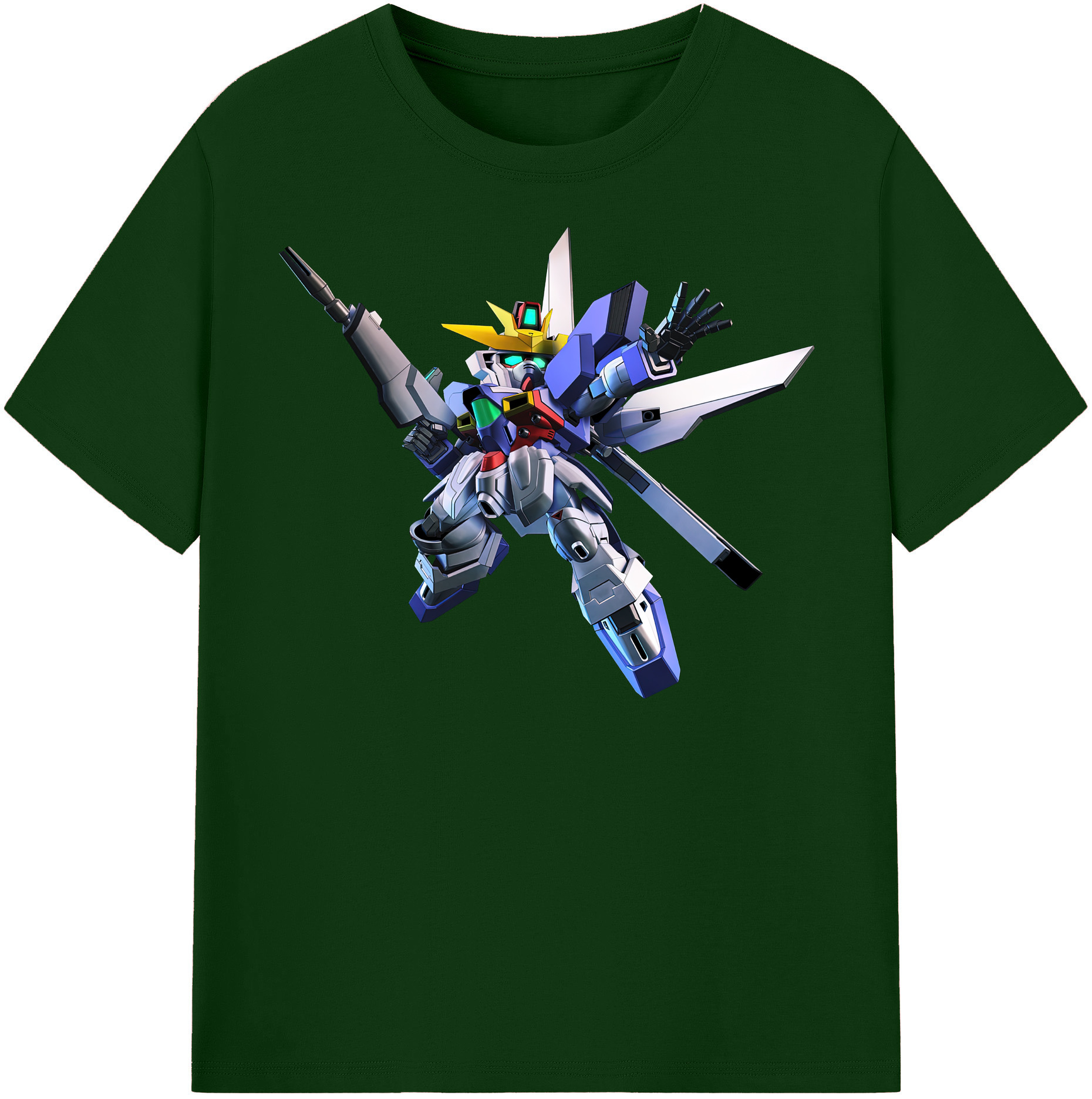 （画像用） 機動戦士ガンダム Mobile Suit Gundam 綿100％半袖Tシャツ（フロントプリント）